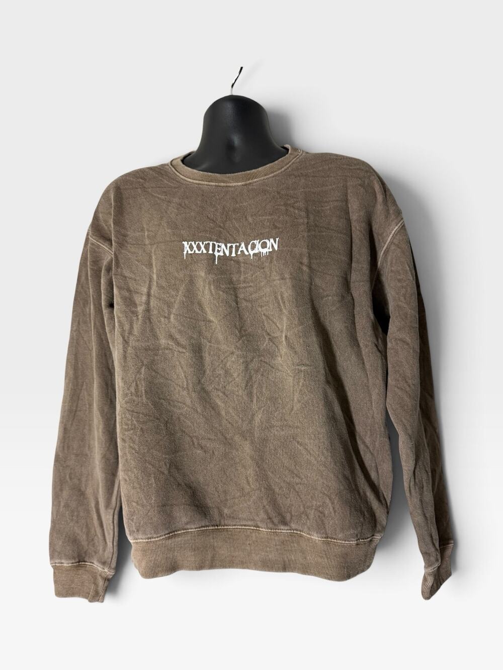 Urban Outfitters Washed Applique Boxy Sweater Men’s M XXXTENTACION NWOT